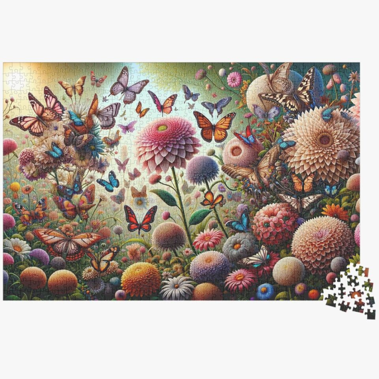 Unwind and Create Memories with Backyard Garden Jigsaw Puzzles and Custom Creations