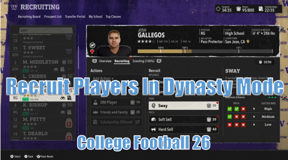 How To Recruit More Outstanding Players In Dynasty Mode Of College Football 26?